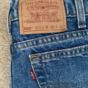 Vintage Levi’s 505 jeans